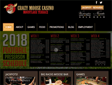 Tablet Screenshot of mountlakecasino.com